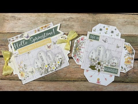 Blossoms in Springtime Configuration Card Tutorial for Country Craft Creations