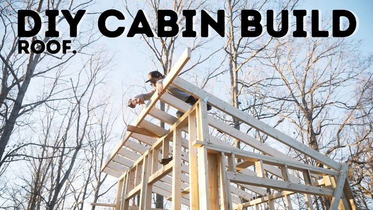 Building the Cabin Roof - DIY Micro Cabin that you could build Ep.5