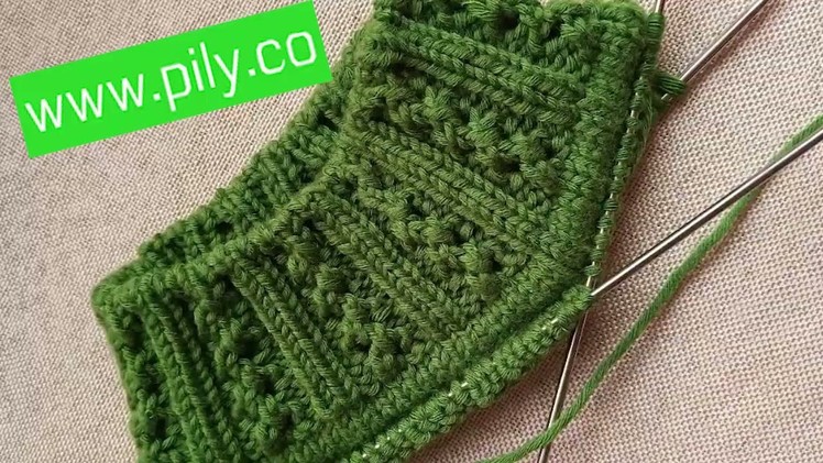 Collar knitting tutorial - double collar knitting or shawl collar