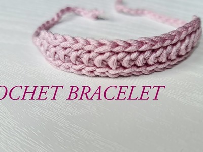 Crochet Bracelet.  Headband  Super Easy and Unique
