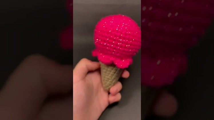 Crochet ice cream - Foodie - Tutorial now available - Link in the description box - Crochet It