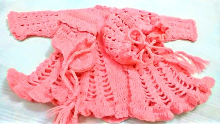 Cute Crochet Baby Frocks. Baby Sweater Ideas 2022. Art and Handcrafts