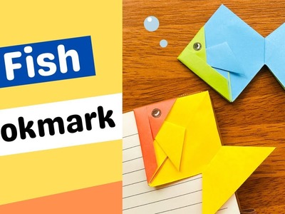Cute Fish Corner Bookmark | DIY Bookmark Ideas | Fun Paper Craft ideas #papercrafts