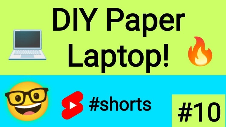 ( Day 10 ) DIY Paper Laptop! #15dayspapercraftingchallenge