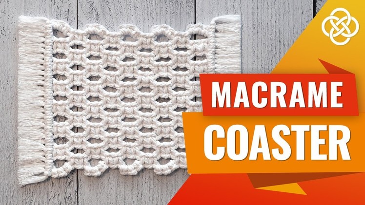 DIY Macrame Coaster | DIY Macrame | Macrame Coaster Tutorial