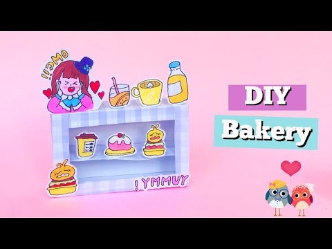 DIY Miniature Bakery Shop | Cute Shop for Doll House #craft  #bakerystyle #diy_craft