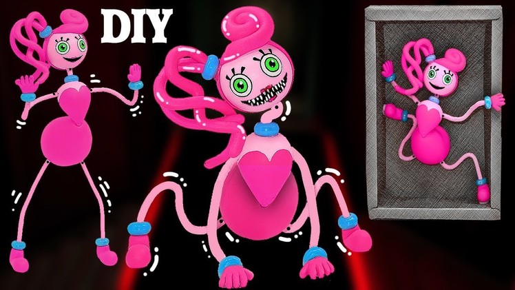 DIY: ✋Mommy Long Legs Spider in Real Life???? Articulated Clay 3D Figure Poppy Playtime Chapter 2
