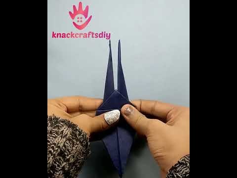 DIY Origami Crane – How to Make Paper Crane Easy Tutorial for Kids
