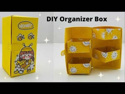 ????DIY Paper Stepper Box ????. Paper Craft. Small Origami Storage Box DIY ????. Organizer Box #diy