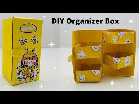 ????DIY Paper Stepper Box ????. Paper Craft. Small Origami Storage Box DIY ????. Organizer Box #diy