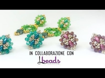 DIY-Video Tutorial Orecchini a Lobo "Gioiosi 3.0" in Collaborazione con Lbeads #earrings #beads