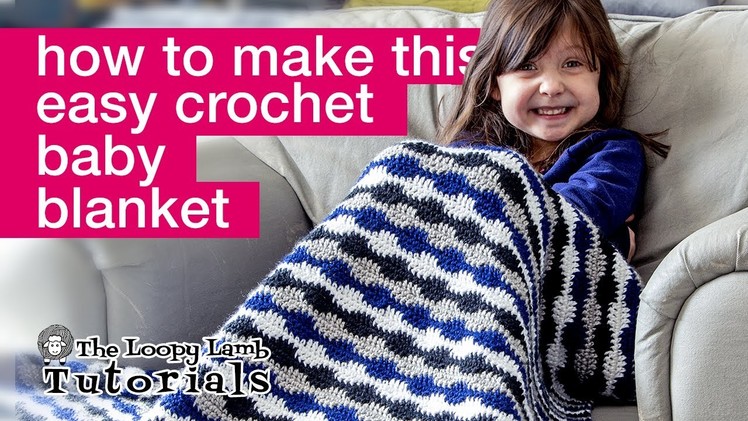 Easy Baby Boy Crochet Blanket Free Pattern & Tutorial - Wander Often Blanket