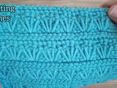 Easy Tunisian Crochet Knitting Pattern - Yeni Tasarım Tunus İşi Örgü Modeli #knitting #tunisian