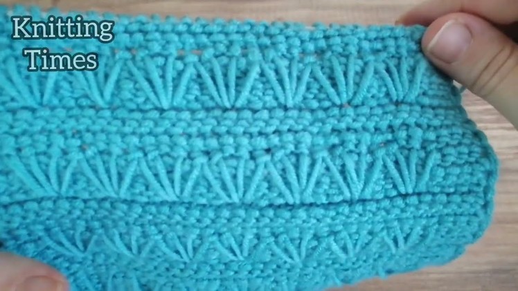 Easy Tunisian Crochet Knitting Pattern - Yeni Tasarım Tunus İşi Örgü Modeli #knitting #tunisian