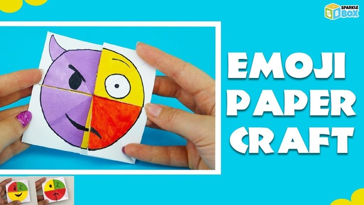 Emoji Paper Craft #emojipapercraft #youtubeshorts #funpapercrafts #sparklebox