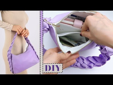 FANCY DIY PURSE BAG CRAFT SIMPLE IDEA HANDMADE TUTORIAL. Sewing Hacks Are Here