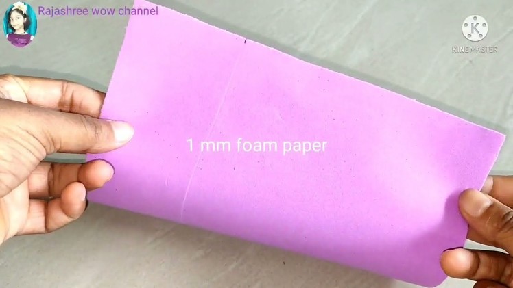 Foam sheet craft idea.Foamiran flower tutorial.DIY.Hair accessories.Craft for kids.Art & Craft