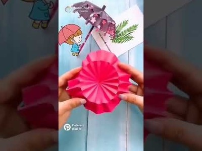 How to make art craft umbrella