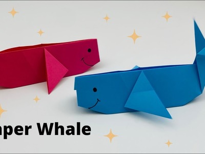 How To Make Easy Paper WHALE For Kids. Nursery Craft Ideas. Paper Craft Easy. KIDS crafts