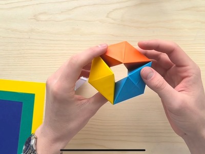 How To Make Origami Easy Twisting Fidget Toy!