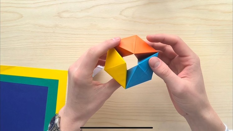 How To Make Origami Easy Twisting Fidget Toy!