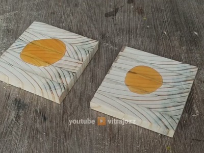 How to make Pallet Coasters. Pallet Projects DIY