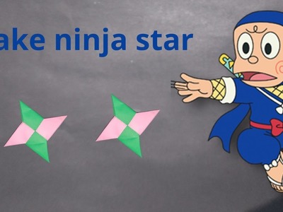 How to make paper ninja star. #xyzgyaan #papercrafts #ninjastar #easypapercraft #viralvideos