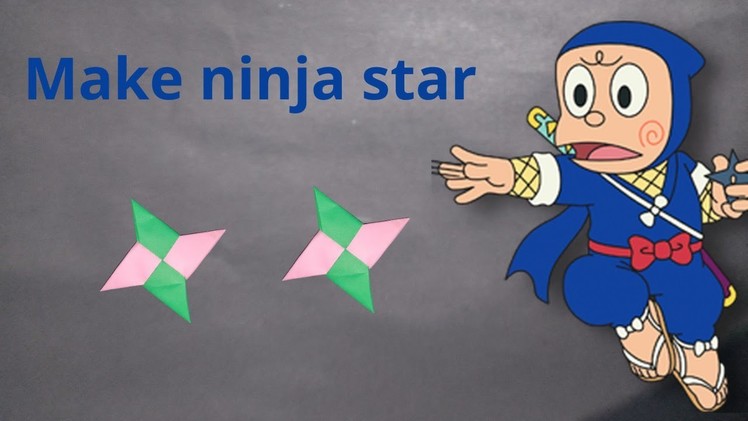 How to make paper ninja star. #xyzgyaan #papercrafts #ninjastar #easypapercraft #viralvideos