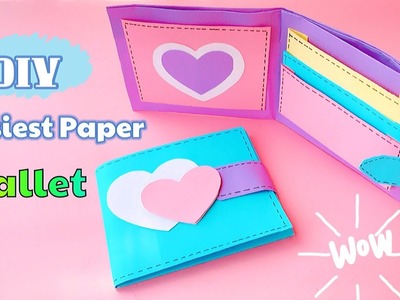 How to make paper wallet | Easy Paper Wallet Tutorial | #Paper_Craft #Wallet