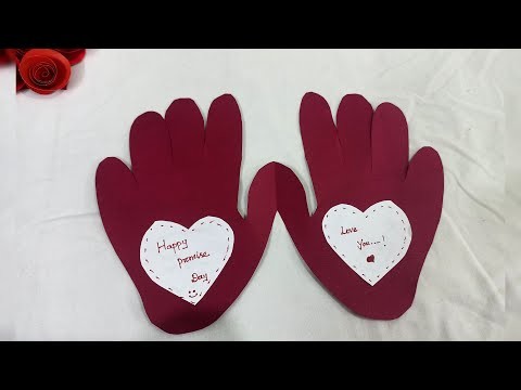How to Make Very Easy Promise Day Card | Valentine's Day Craft Ideas | Promise Day 2022