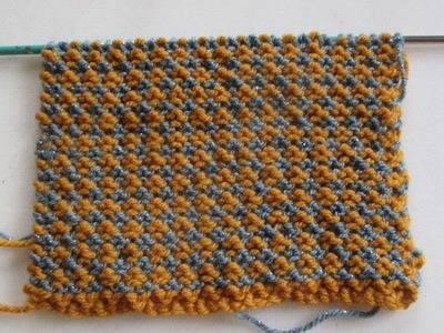 Le point tweed - La Grenouille Tricote