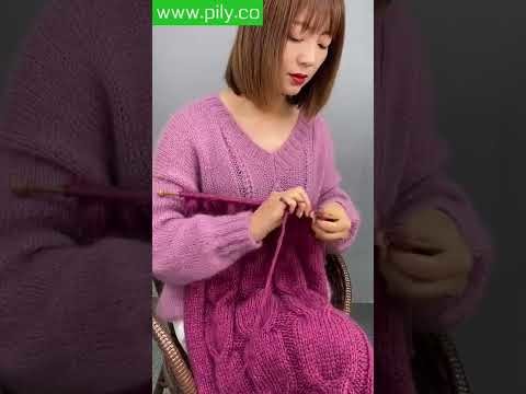 Learn to knit step by step - how to knit stitch technique step by step slowly #Shorts