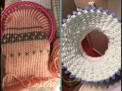 Loom Knitting Basics Tutorial All About E-Wrap 4K