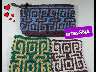 Mosaic Crochet Diseño n 37 ,video 2