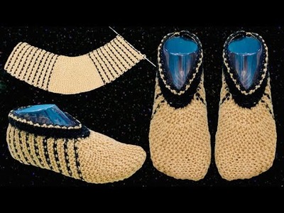 New Knitting Pattern For Ladies Socks.Slippers.Jutti.Jurab.Ladies Booties # 225