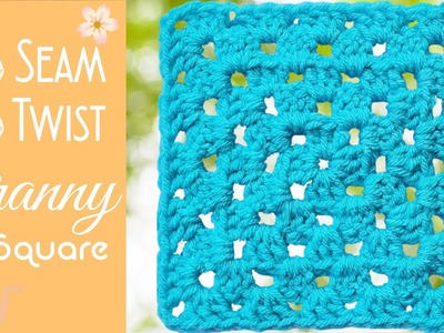 No Seam No Twist Granny Square ???? How to Crochet a Granny Square For Beginners
