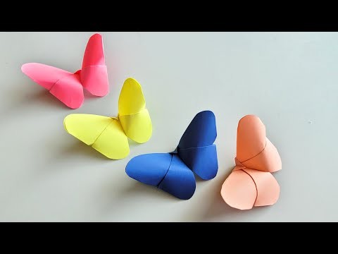 Origami Butterfly | How to fold a butterfly out of paper - DIY room & wall decor | Easy diy & crafts