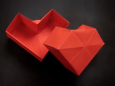 Origami Heart Box With a Lid - How to Fold