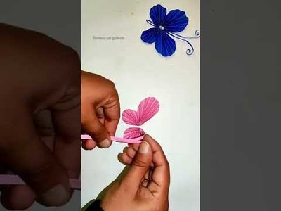 Paper butterfly ???? craft ✂️| short vdo | art and craft✂️