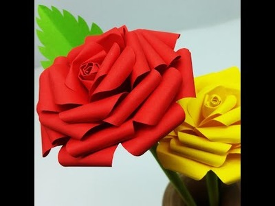 Realistic Rose Flower Making Tutorial | Handmade Rose #shorts