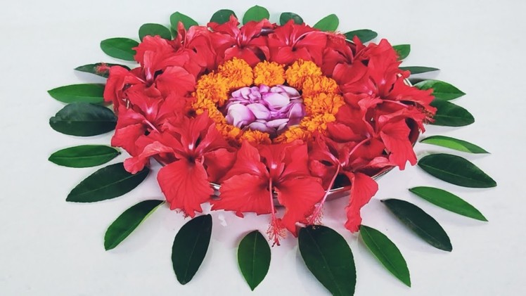 Simple Flower Decoration For Puja.Flower Decoration Ideas.Home Decoration Ideas For Puja. 