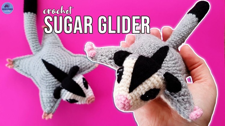SUGAR GLIDER | Step by Step Crochet Pattern