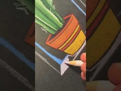 Tell me this ain’t a cute little drawing! ???? artistsoftiktok drawing fyp prismacolor cactus plantlov