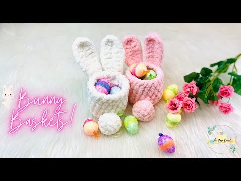 The Bunny Basket | Crochet Treat Basket