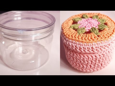 Tutorial Merajut tutup toples | jar cover crochet tutorial