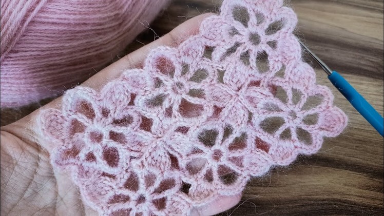 Very beautiful flower crochet pattern * crochet online tutorial for beginners tığ işi örgü