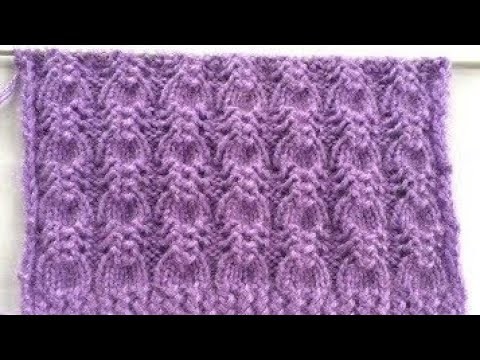 Very Easy And Beautiful Knitting Stitch Pattern For All Projects In Urdu And Hindi #288