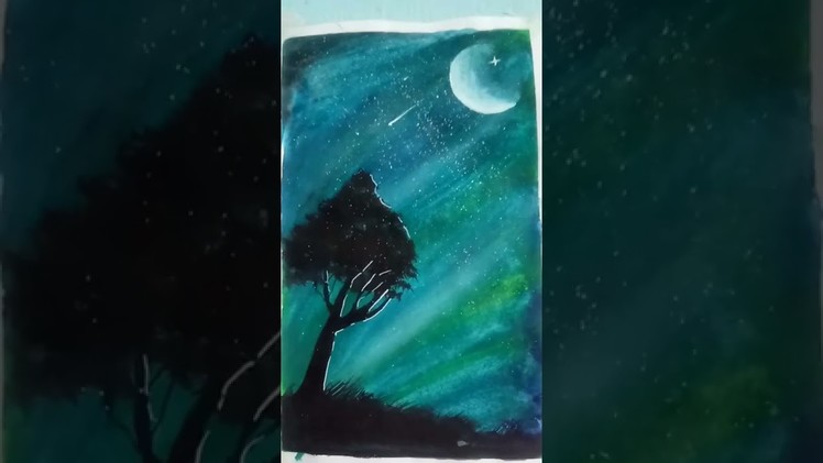Watercolour painting.by ashit art and craft tutorial