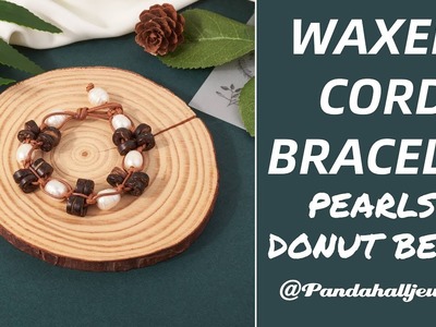 Waxed Cord Bracelet | How to Tie a Reef Knot | Pandahall DIY Tutorial