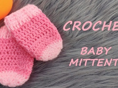 057 Crochet | Baby Mittens | How to Crochet | double Crochet